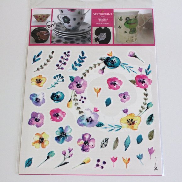 Decorprint Water Slide Craft Decals Lot DIY - Picture 2 of 9